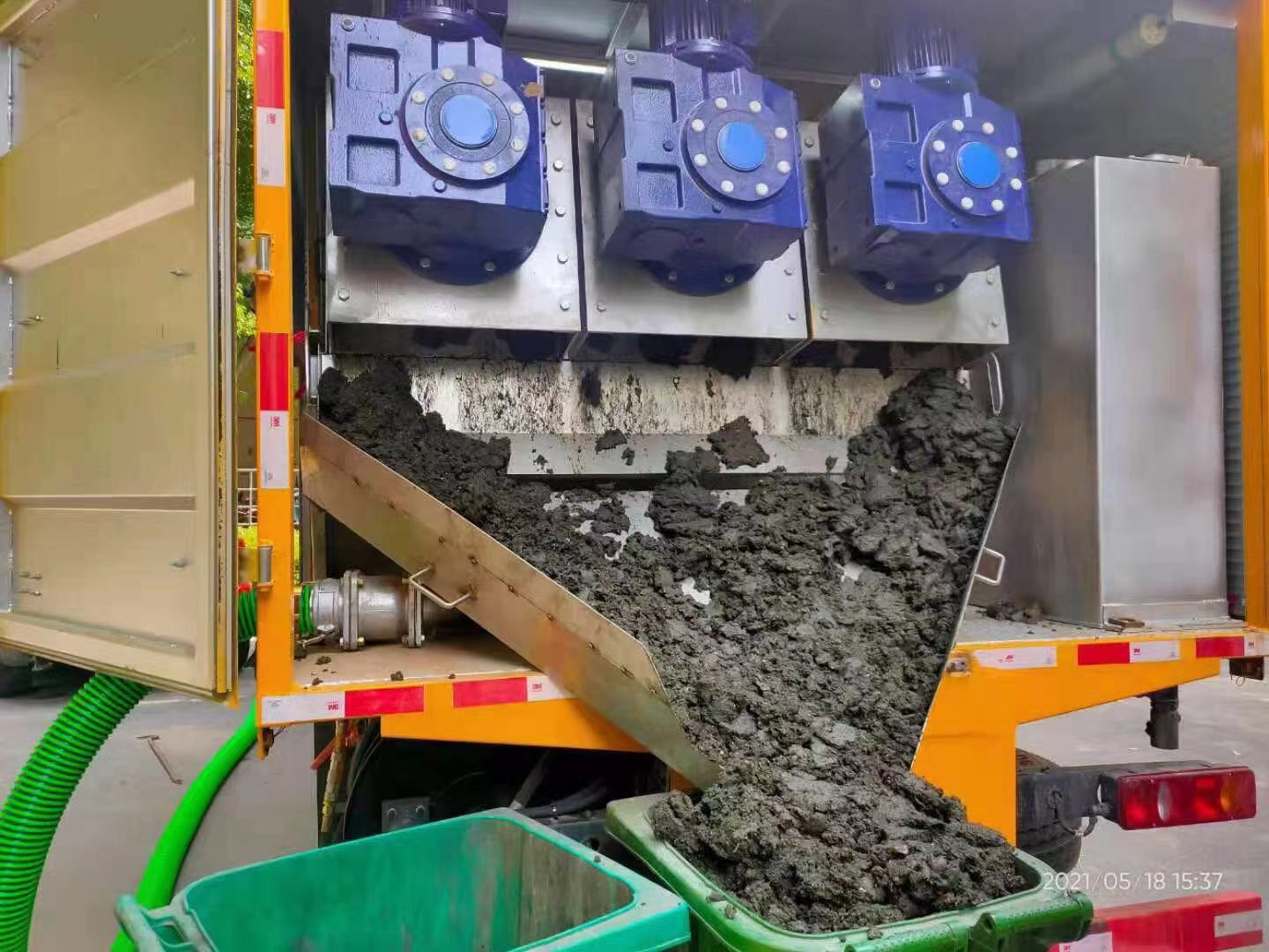 资中化粪池清掏城市维护站-泥浆净化干湿分离处理